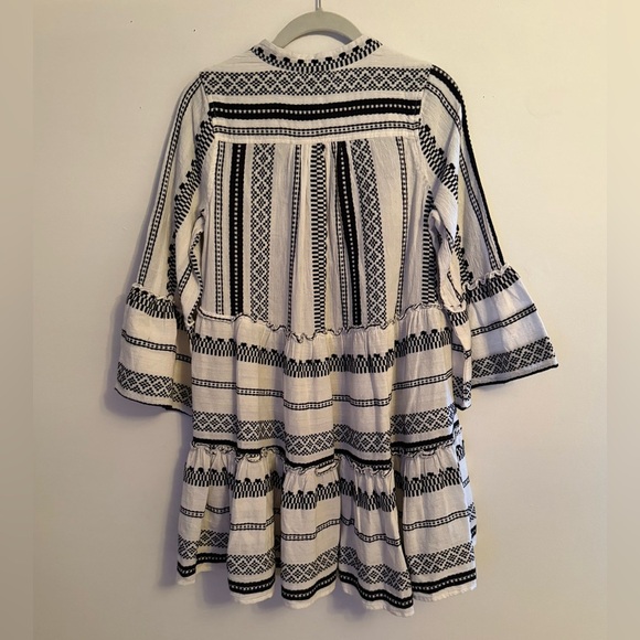 Elan 100% Cotton Babydoll Minidress - Picture 11 of 12